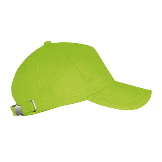 SOLS Long Beach 5 Paneel Baseball Cap (Kalk) - Image 3