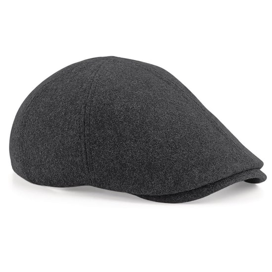 Beechfield Unisex Volwassenen Melton Wool Ivy Cap (Houtskool mergel) - Image 1