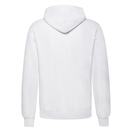 Fruit of the Loom Mens Classic Plain Hoodie (Vit) - Image 2