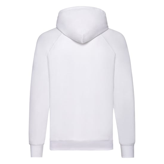 Fruit of the Loom Heren Lichtgewicht Pullover Hoodie (Wit) - Image 2