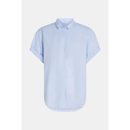 Penn & Ink S26z833 50 penn en ink blouse stripe light blue - Image 1