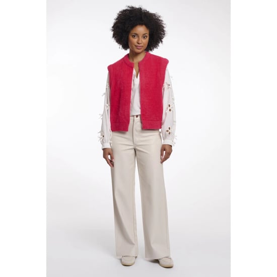 Rino & Pelle Elona.5002621 rino&pelle short waistcoat pink punch - Image 3