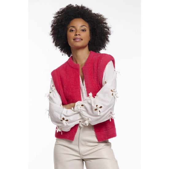 Rino & Pelle Elona.5002621 rino&pelle short waistcoat pink punch - Image 4
