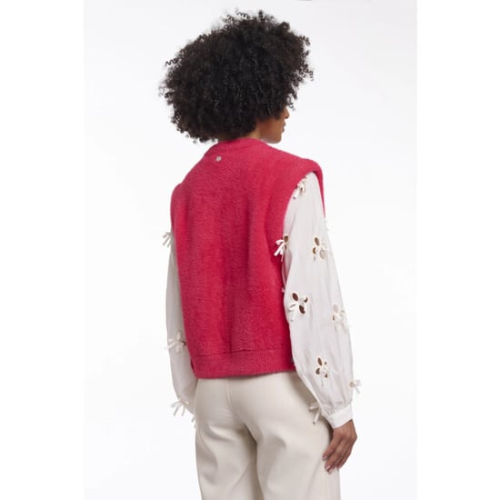 Rino & Pelle Elona.5002621 rino&pelle short waistcoat pink punch - Image 5