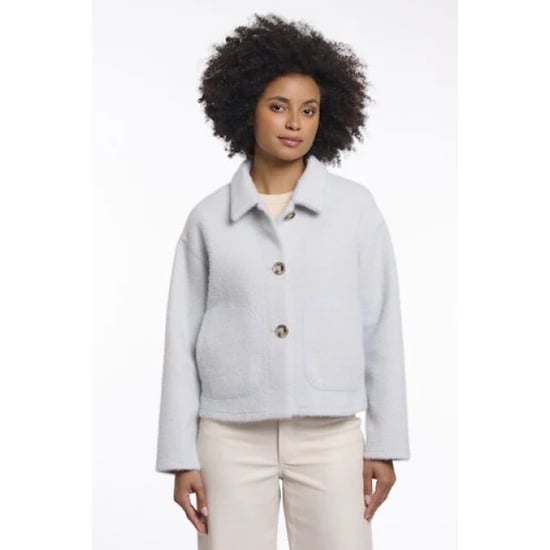 Rino & Pelle Esia.7002621 rino&pelle single breasted jacket light blue snow - Image 1