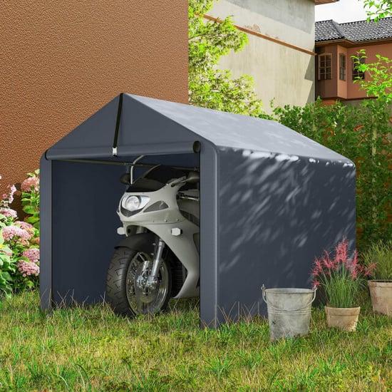 4goodz Opslagtent weersbestendig voor fietsen of gereedschap 221x162x163 cm - Image 6