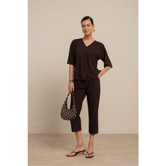 Studio Anneloes anne capri trousers 13813 8700 espresso - Image 2