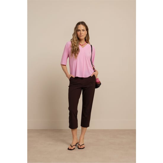 Studio Anneloes anne capri trousers 13813 8700 espresso - Image 3