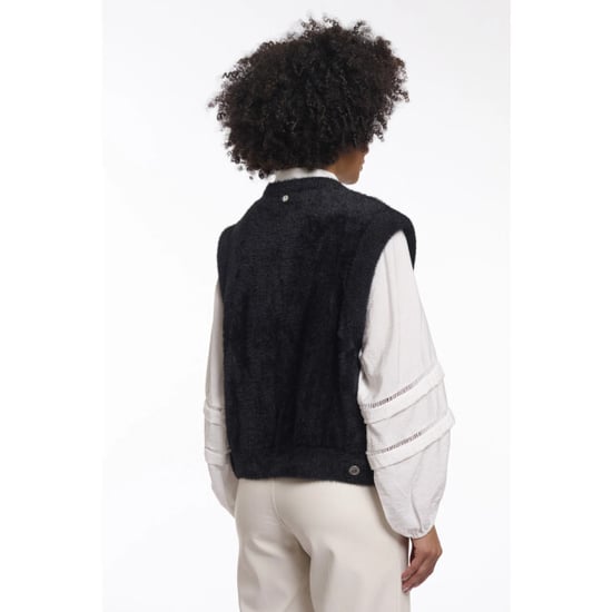 Rino & Pelle Elona.5002621 rino&pelle short waistcoat black - Image 3