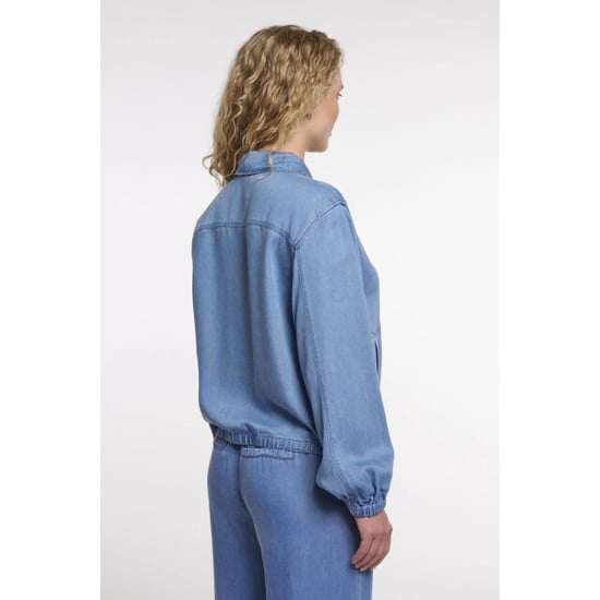 Rino & Pelle puff sleeve zip jacket myla.7002621 washed blue - Image 4