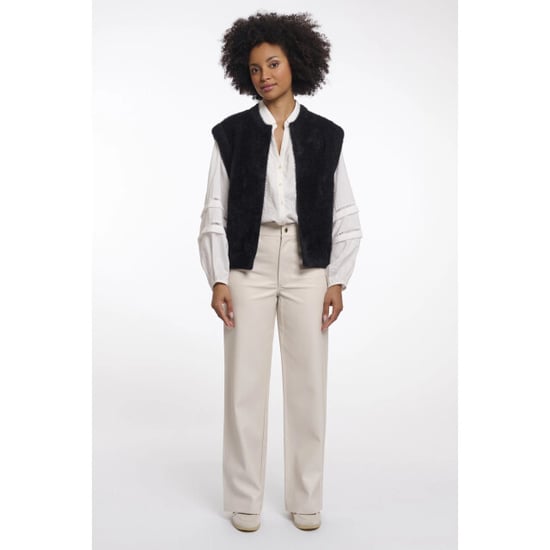 Rino & Pelle Elona.5002621 rino&pelle short waistcoat black - Image 4