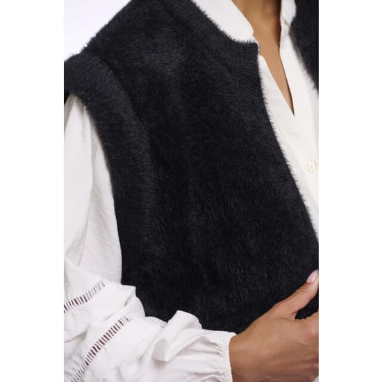 Rino & Pelle Elona.5002621 rino&pelle short waistcoat black - Image 5