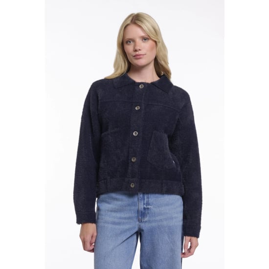 Rino & Pelle Bubbly.5002621 rino&pelle boxy jacket dark navy - Image 1