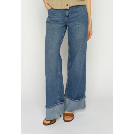 Mos Mosh 178360 493 mosmosh mmdara turn-up jeans mid blue - Image 1