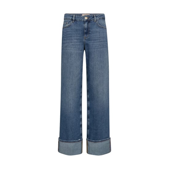Mos Mosh 178360 493 mosmosh mmdara turn-up jeans mid blue - Image 2
