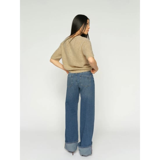 Mos Mosh 178360 493 mosmosh mmdara turn-up jeans mid blue - Image 5