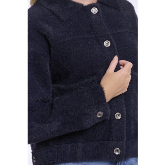 Rino & Pelle Bubbly.5002621 rino&pelle boxy jacket dark navy - Image 5