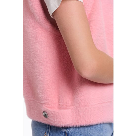Rino & Pelle Elona.5002621 rino&pelle short waistcoat cotton candy - Image 2