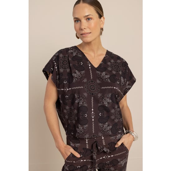 Studio Anneloes renske paisley top 13749 8714 espresso/kit - Image 3