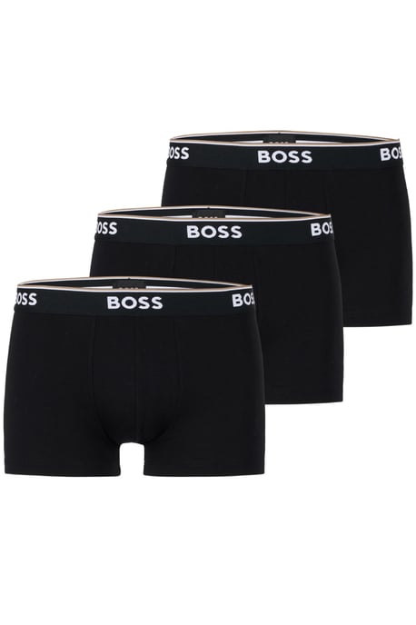 BOSS Bodywear 3 Pack Power Boxer Trunks - Black - Image 1