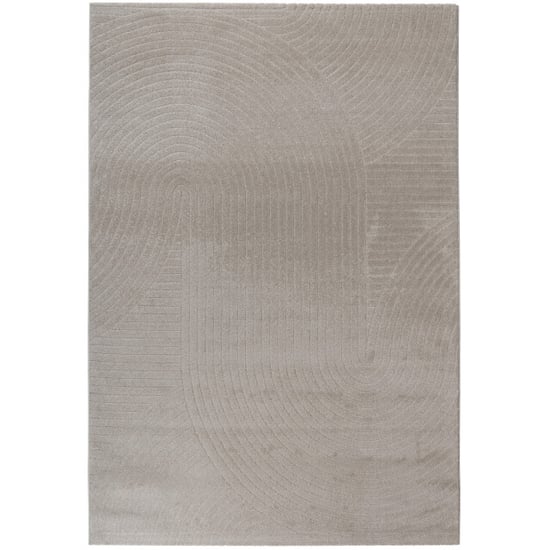 Muratap Vivant japandi art vloerkleed laagpolig effen beige- 140x200 cm - Image 3