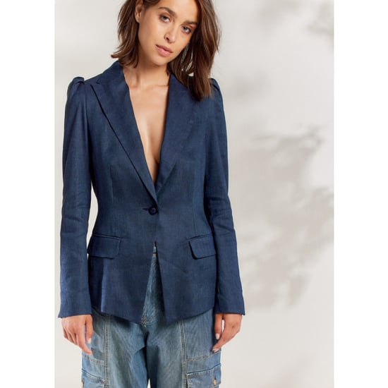 Summum R linen blend navy - Image 3