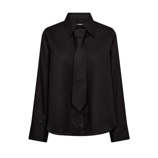 Mos Mosh 175680 801 mosmosh mm ayen stripe shirt black - Image 1