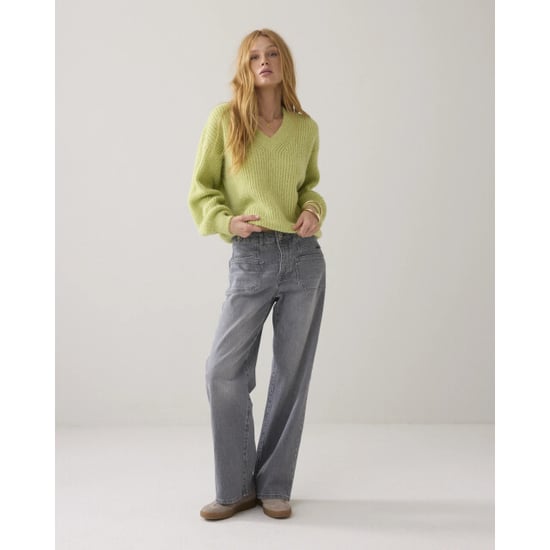Summum 7s7964-70044 604 sweater garment dye knit misty lime - Image 4