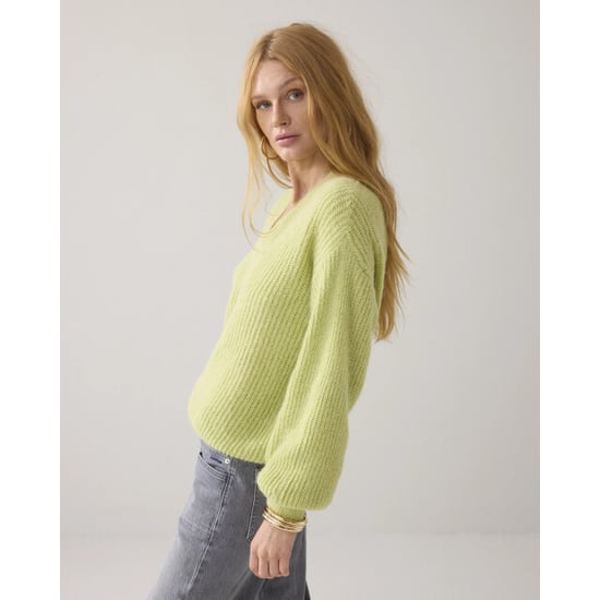Summum 7s7964-70044 604 sweater garment dye knit misty lime - Image 5