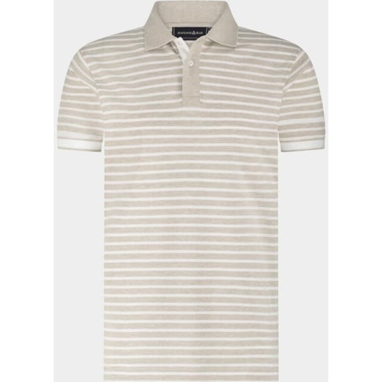 Scotland Blue Polo heren otis polo stripe spe26108ot10sb/2501 - Image 2