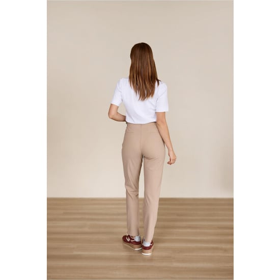 Studio Anneloes anne bonded trousers 94819 2200 latte - Image 3