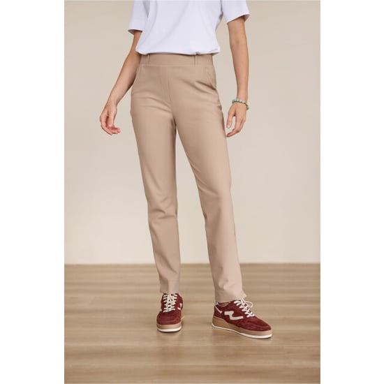 Studio Anneloes anne bonded trousers 94819 2200 latte - Image 5