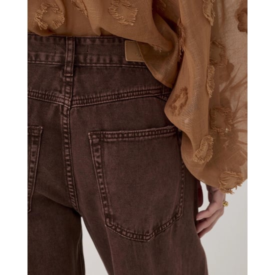 Summum 4s2914-12401 713 baggy loose pant rugged cotton twill coffee - Image 5