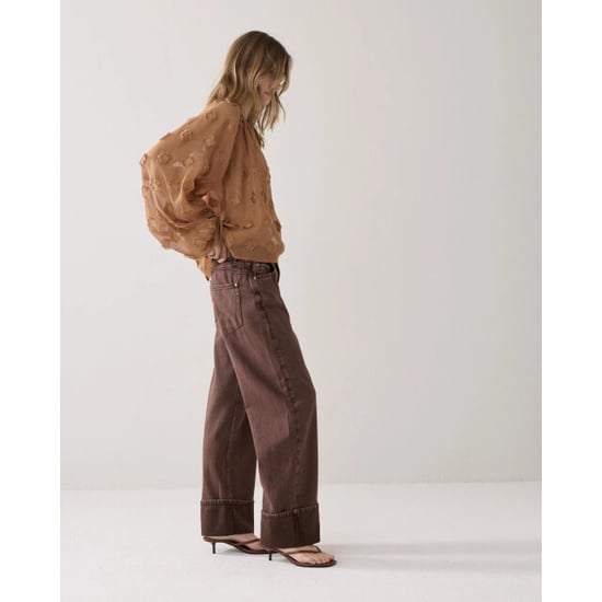 Summum 4s2914-12401 713 baggy loose pant rugged cotton twill coffee - Image 6