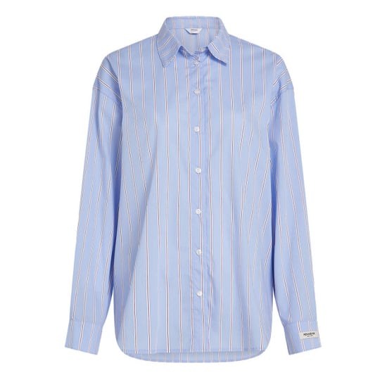Penn & Ink S26z831 54 penn en ink blouse stripe blue - Image 1