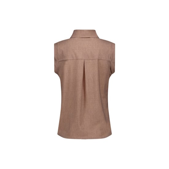 Studio Anneloes Georgie linen look blouse taupe - Image 2