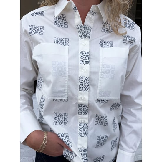 Mos Mosh 173000 180 mosmosh mm weina geo shirt ecru - Image 3