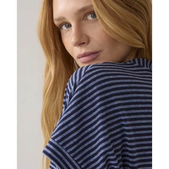 Summum 3s5258-30762 495 top two tone lurex stripe midnightblue - Image 5