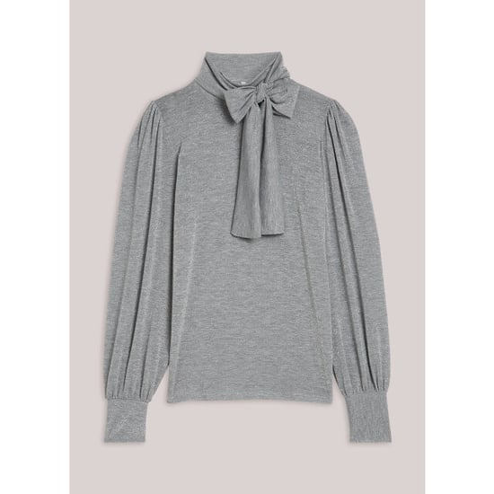 Summum 3s5235-30644 825 top scarf soft lurex mid grey - Image 1