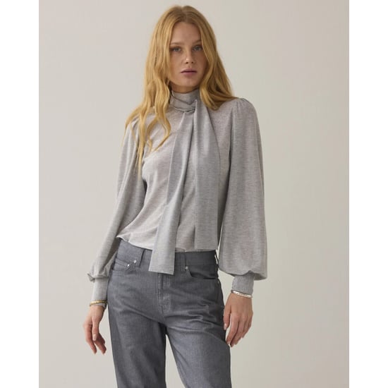 Summum 3s5235-30644 825 top scarf soft lurex mid grey - Image 5