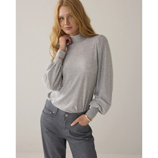 Summum 3s5235-30644 825 top scarf soft lurex mid grey - Image 6