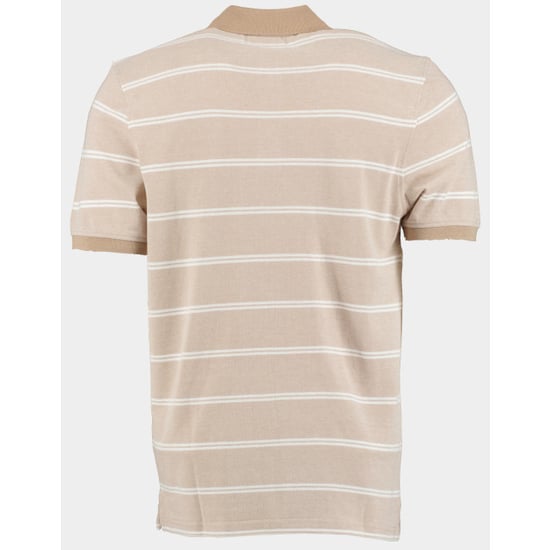 Scotland Blue Polo korte mouw chase polo oxford stripes 24108ch47sb/820 sand - Image 2
