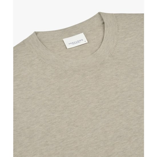 Profuomo Ppxt10009g t-shirt crew neck ss beige - Image 4