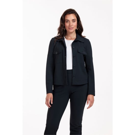 Studio Anneloes Claire bonded jacket navy - Image 4