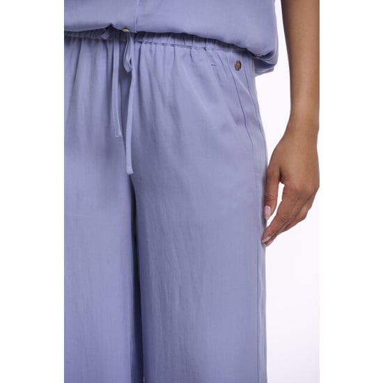 Rino & Pelle Nourregular.7002623 rino&pelle regular length wide leg pants brushed blue - Image 4