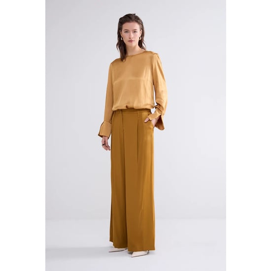 Summum 4s2710-12124 trousers wide leg crepe viscose blend - Image 3