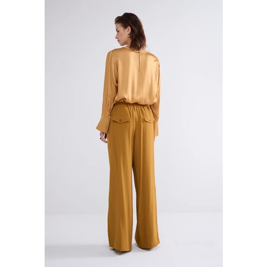 Summum 4s2710-12124 trousers wide leg crepe viscose blend - Image 4