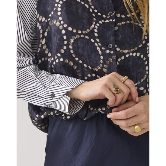 Summum 2s3329-12263 495 blouse all over print midnight blue - Image 4