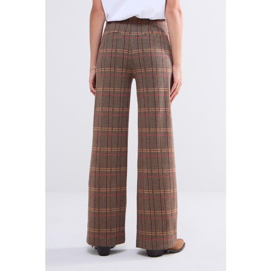 Summum 4s2676-30641 wide leg pants check jacquard - Image 5