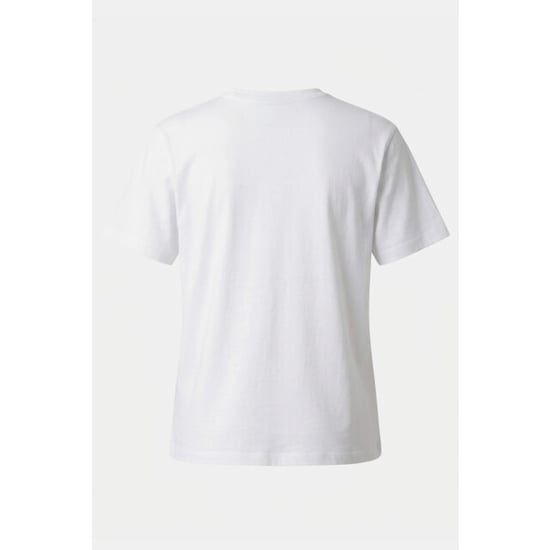 Penn & Ink Melodie 01-330 penn and ink t-shirt print white tomato - Image 2